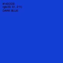 #143DD3 - Dark Blue Color Image