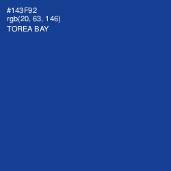 #143F92 - Torea Bay Color Image
