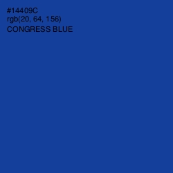 #14409C - Congress Blue Color Image