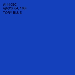 #1440BC - Tory Blue Color Image