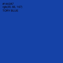 #1442A7 - Tory Blue Color Image