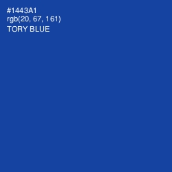 #1443A1 - Tory Blue Color Image