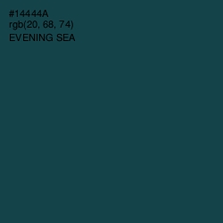 #14444A - Evening Sea Color Image