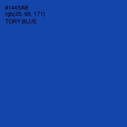 #1445AB - Tory Blue Color Image