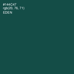 #144C47 - Eden Color Image