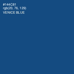 #144C81 - Venice Blue Color Image