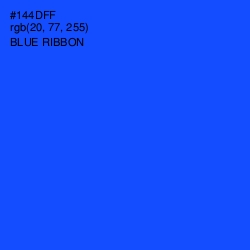 #144DFF - Blue Ribbon Color Image