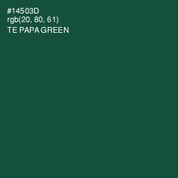 #14503D - Te Papa Green Color Image