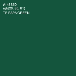 #14553D - Te Papa Green Color Image