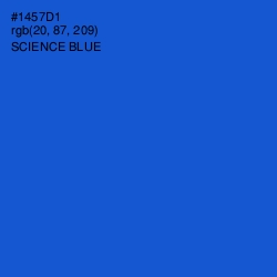 #1457D1 - Science Blue Color Image