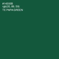 #14593B - Te Papa Green Color Image