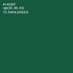 #14593F - Te Papa Green Color Image