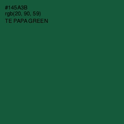 #145A3B - Te Papa Green Color Image