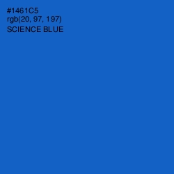 #1461C5 - Science Blue Color Image