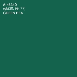 #14634D - Green Pea Color Image