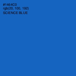 #1464C0 - Science Blue Color Image