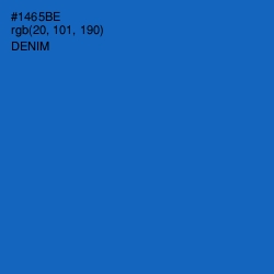 #1465BE - Denim Color Image