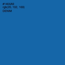 #1466A9 - Denim Color Image