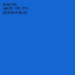 #1467D3 - Science Blue Color Image