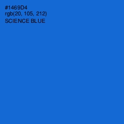 #1469D4 - Science Blue Color Image