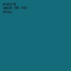 #146C7B - Atoll Color Image