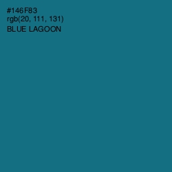 #146F83 - Blue Lagoon Color Image