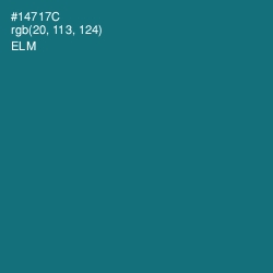 #14717C - Elm Color Image