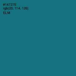 #14727E - Elm Color Image