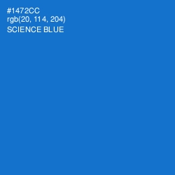 #1472CC - Science Blue Color Image
