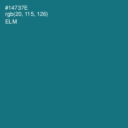 #14737E - Elm Color Image