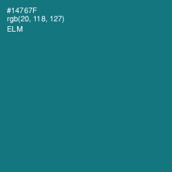 #14767F - Elm Color Image