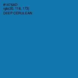 #1476AD - Deep Cerulean Color Image