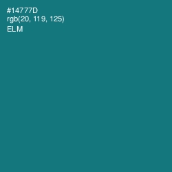 #14777D - Elm Color Image