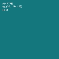 #14777E - Elm Color Image