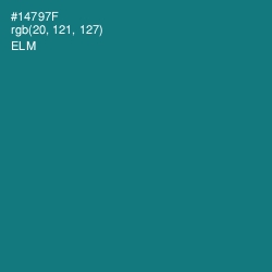#14797F - Elm Color Image