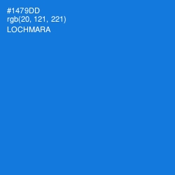 #1479DD - Lochmara Color Image