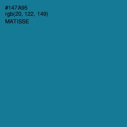 #147A95 - Matisse Color Image