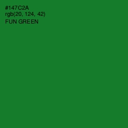 #147C2A - Fun Green Color Image