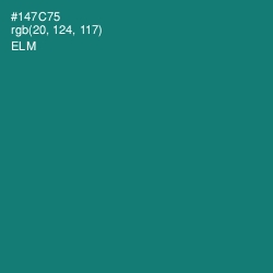 #147C75 - Elm Color Image