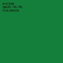 #147E3B - Fun Green Color Image