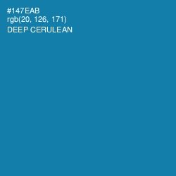 #147EAB - Deep Cerulean Color Image