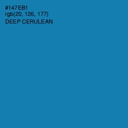 #147EB1 - Deep Cerulean Color Image