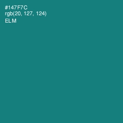 #147F7C - Elm Color Image