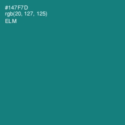 #147F7D - Elm Color Image