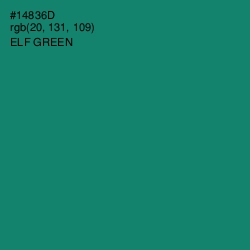 #14836D - Elf Green Color Image