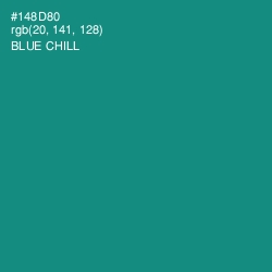 #148D80 - Blue Chill Color Image