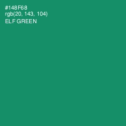 #148F68 - Elf Green Color Image