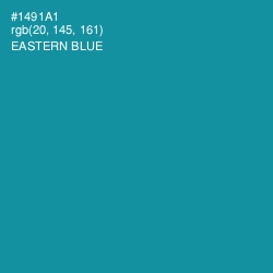 #1491A1 - Eastern Blue Color Image