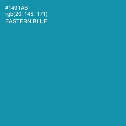 #1491AB - Eastern Blue Color Image
