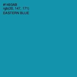 #1493AB - Eastern Blue Color Image